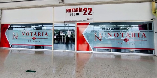 Fachada Notaría 22 del Círculo de Cali